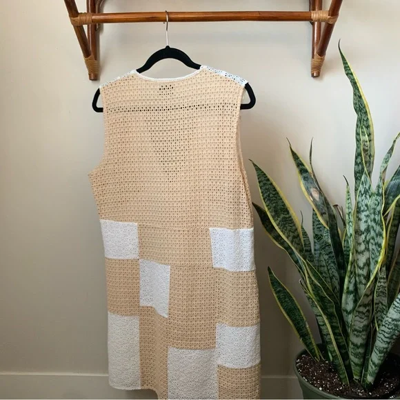 Urban Outfitters Patchwork Eyelet Dress - Picture 2 of 7